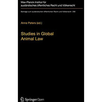 Studies in Global Animal Law [Paperback]