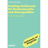 Training Fachkunde f?r Rechtsanwalts- und Notargehilfen [Paperback]