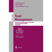 Trust Management: Second International Conference, iTrust 2004, Oxford, UK, Marc [Paperback]