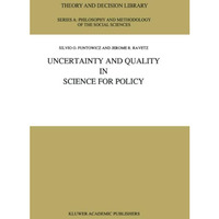 Uncertainty and Quality in Science for Policy [Paperback]