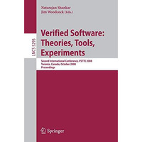 Verified Software: Theories, Tools, Experiments: Second International Conference [Paperback]