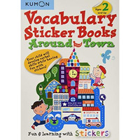 Vocabulary Sticker Books : Around Town: Around Town [Paperback]