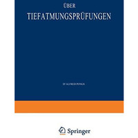 ?ber Tiefatmungspr?fungen: Habilitationsschrift zur Erlangung der Venia Legendi  [Paperback]