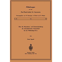 ?ber die Absorptions- und Emissionsstrahlung der Atmosph?rischen Ozonschicht bei [Paperback]