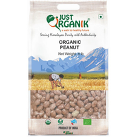 Just Organik Organic Raw Peanuts Vacuum Packed 2.2 lbs