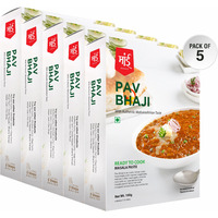Maai Masale - Pav Bhaji Cooking Curry Paste l (Pack of 5) Ready to Cook Spice Mix l Easy to Make Instant Masala Curry Paste l Serves-4