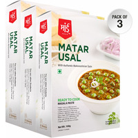 Maai Masale Matar Usal Cooking Curry Paste l (Pack of 3) Ready to Cook Spice Mix l Easy to Make Masala Curry Paste l Serves-4
