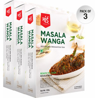 Maai Masale Ready to Cook Masala Wanga, Misal Tarri & Matar Usal Curry Paste Easy to Make Veg- Pack of 3