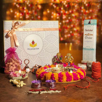 Vivid Colorful Diwali Pooja Box