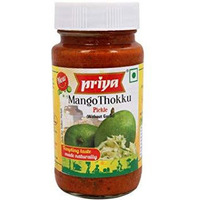 Priya Mango Thokku Pickle Without Garlic - 300 Gm (10.58 Oz) [50% Off]