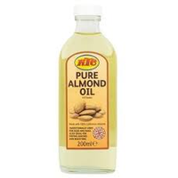 KTC Pure Almond Oil - 200 Ml (6.76 Fl Oz)