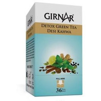 Girnar Green Tea Desi Kahwa 36 Teabags - 90 Gm (3.17 Oz) [FS]