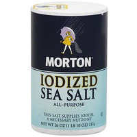 Morton Iodized Sea Salt - 26 Oz (737 Gm) [50% Off]