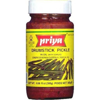 Priya Drumstick Pickle With Garlic - 300 Gm (10 Oz)