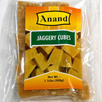 Anand South Indian Jaggery Cubes Yellow - 500 Gm (1.1 Lb)