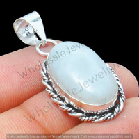 Rainbow Moonstone Gemstone Handmade Pendant 925 Sterling Silver Jewelry DP-251