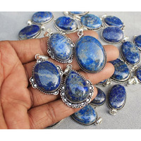 Lapis Lazuli Gemstone Ring 50pcs 925 Sterling Silver Wholesale Ring Lot WL-150