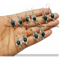 Black Onyx 20 Pair Wholesale Lots 925 Sterling Silver Plated Earrings SE-03-963