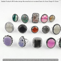 Coral & Mixed 10 Piece Wholesale Ring Lots 925 Sterling Silver Ring NRL-591