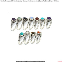 Multi & Mixed 5 Piece Wholesale Ring Lots 925 Sterling Silver Ring NRL-491