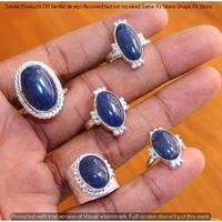 Lapis Lazuli 100 Piece Wholesale Ring Lot 925 Sterling Silver Ring NRL-4503