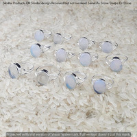 Opalite 5 Piece Wholesale Ring Lots 925 Sterling Silver Ring NRL-33