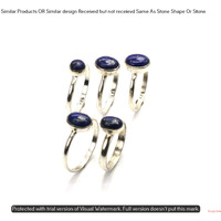 Lapis Lazuli 30 Piece Wholesale Ring Lots 925 Sterling Silver Ring NRL-3266