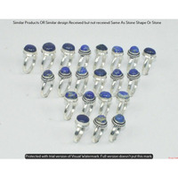 Lapis Lazuli 30 Piece Wholesale Ring Lots 925 Sterling Silver Ring NRL-3239