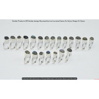 Labradorite 30 Piece Wholesale Ring Lots 925 Sterling Silver Ring NRL-3226