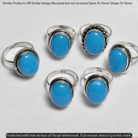 Chalcedony 30 Piece Wholesale Ring Lots 925 Sterling Silver Ring NRL-3144