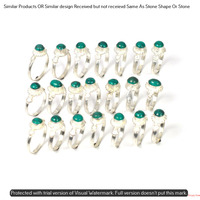 Turquoise 25 Piece Wholesale Ring Lots 925 Sterling Silver Ring NRL-2695