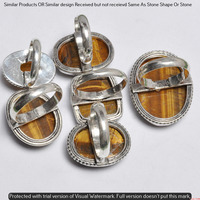 Tiger Eye 25 Piece Wholesale Ring Lots 925 Sterling Silver Ring NRL-2615