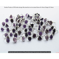 Amethyst 25 Piece Wholesale Ring Lots 925 Sterling Silver Ring NRL-2521