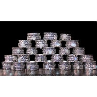 Moonstone 25 Piece Wholesale Ring Lots 925 Sterling Silver Ring NRL-2293
