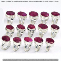 Red Onyx 25 Piece Wholesale Ring Lots 925 Sterling Silver Ring NRL-2249