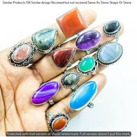 Multi & Mixed 20 Piece Wholesale Ring Lots 925 Sterling Silver Ring NRL-2203