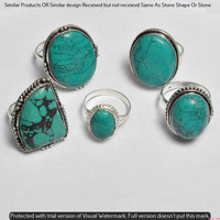 Turquoise 20 Piece Wholesale Ring Lots 925 Sterling Silver Ring NRL-2019