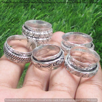 Sppiner Meditation 5 Pcs Wholesale Lot Ring 925 Silver Plated Ring NR-17-383