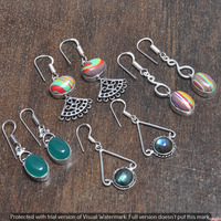 Multi & Mixed 1 Pair Wholesale Lot 925 Sterling Silver Earring NLE-2875