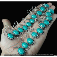Turquoise 100 Pair Wholesale Lot 925 Sterling Silver Earring NLE-2771