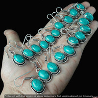 Turquoise 40 Pair Wholesale Lot 925 Sterling Silver Earring NLE-2135