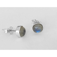 Rainbow Moonstone 20 Piece Wholesale Lot 925 Sterling Silver Plated Earring ET-2