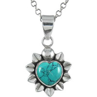 925 Sterling Silver Jewelry !! Handmade Turquoise Gemstone Silver Jewelry Pendant
