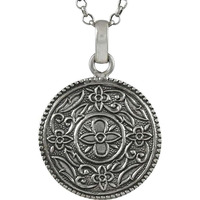 Circle Hope Solid 925 Sterling Silver Pendant
