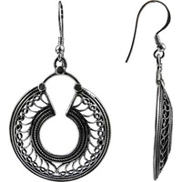 Excellent !! Oxidized 925 Sterling Silver Earrings