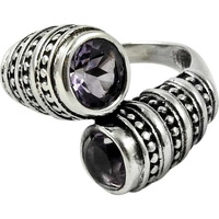 Exclusive! 925 Sterling Silver Amethyst Ring