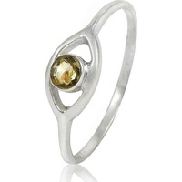 Fabulous!! 925 Sterling Silver Citrine Ring