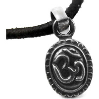High Work Quality !! 925 Sterling Silver OM Pendant