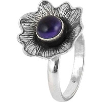 Passionate Modern Style Of! 925 Silver Amethyst Ring