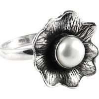Draditions! 925 Silver Pearl Ring